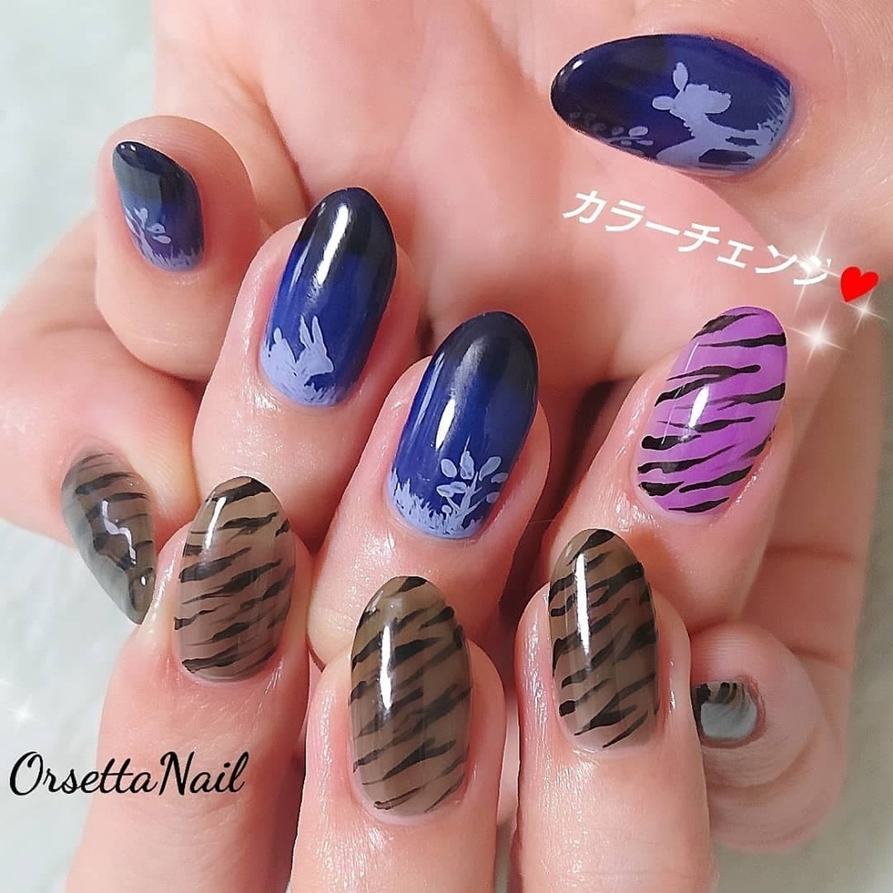 ♥ネイルチップ♥痛 ネイル(親指)一本〜