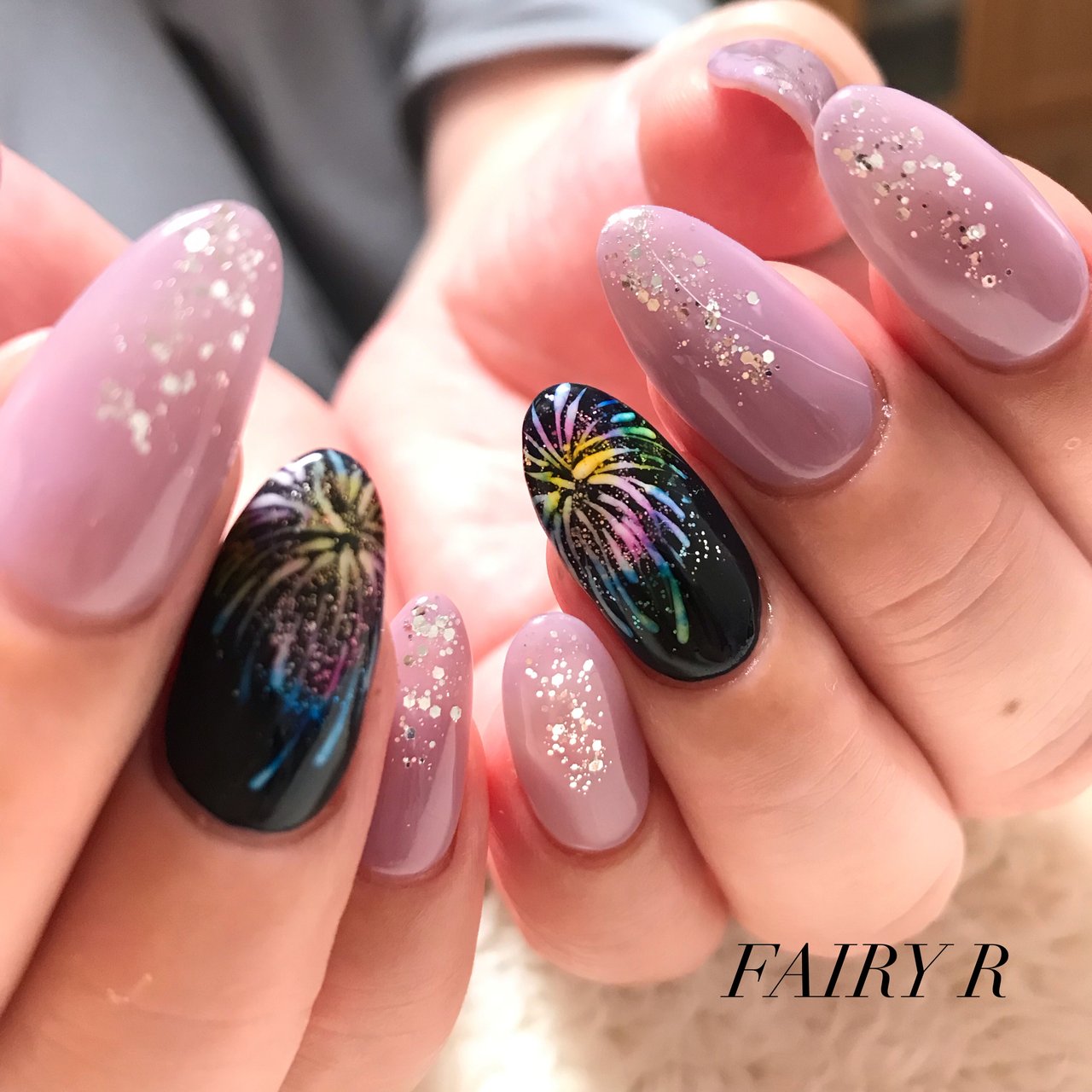 夏 ハンド ワンカラー ロング ネイビー Fairynailのネイルデザイン No ネイルブック