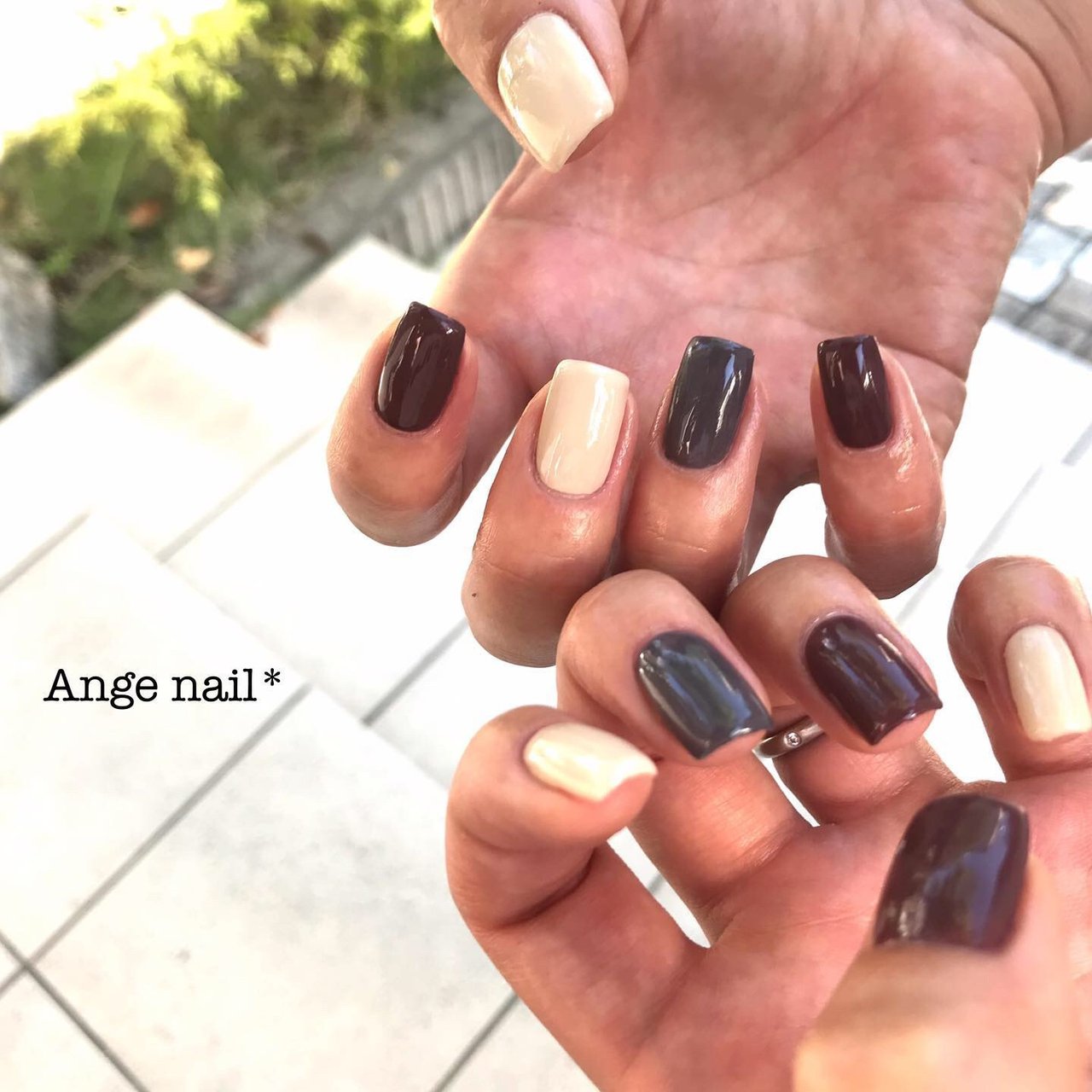 秋 冬 リゾート オフィス ハンド Ange Nailのネイルデザイン No ネイルブック