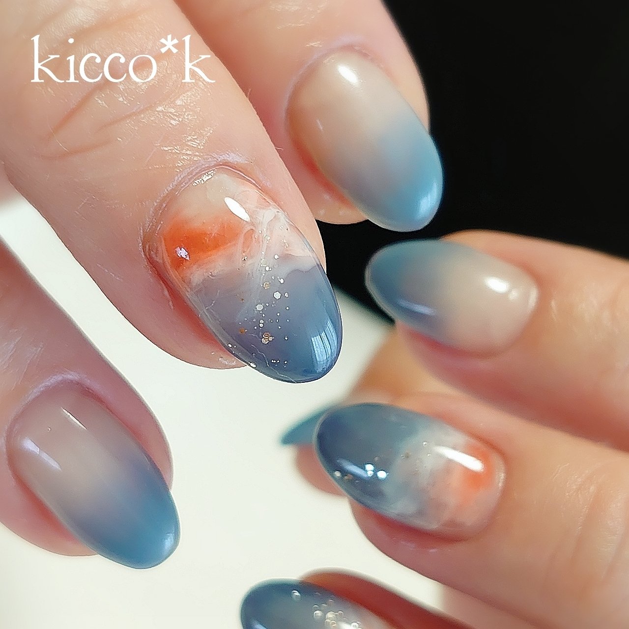 夏 秋 海 女子会 ハンド Kicco K Nailのネイルデザイン No ネイルブック