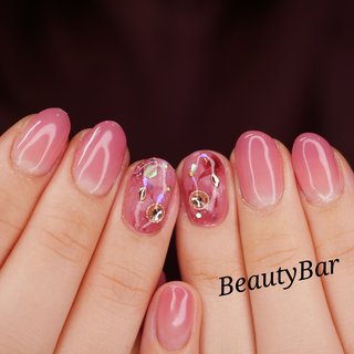 ワンポイントアートのネイルデザイン ネイルブック