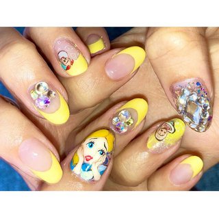 不思議の国のアリスネイルのネイルデザイン ネイルブック