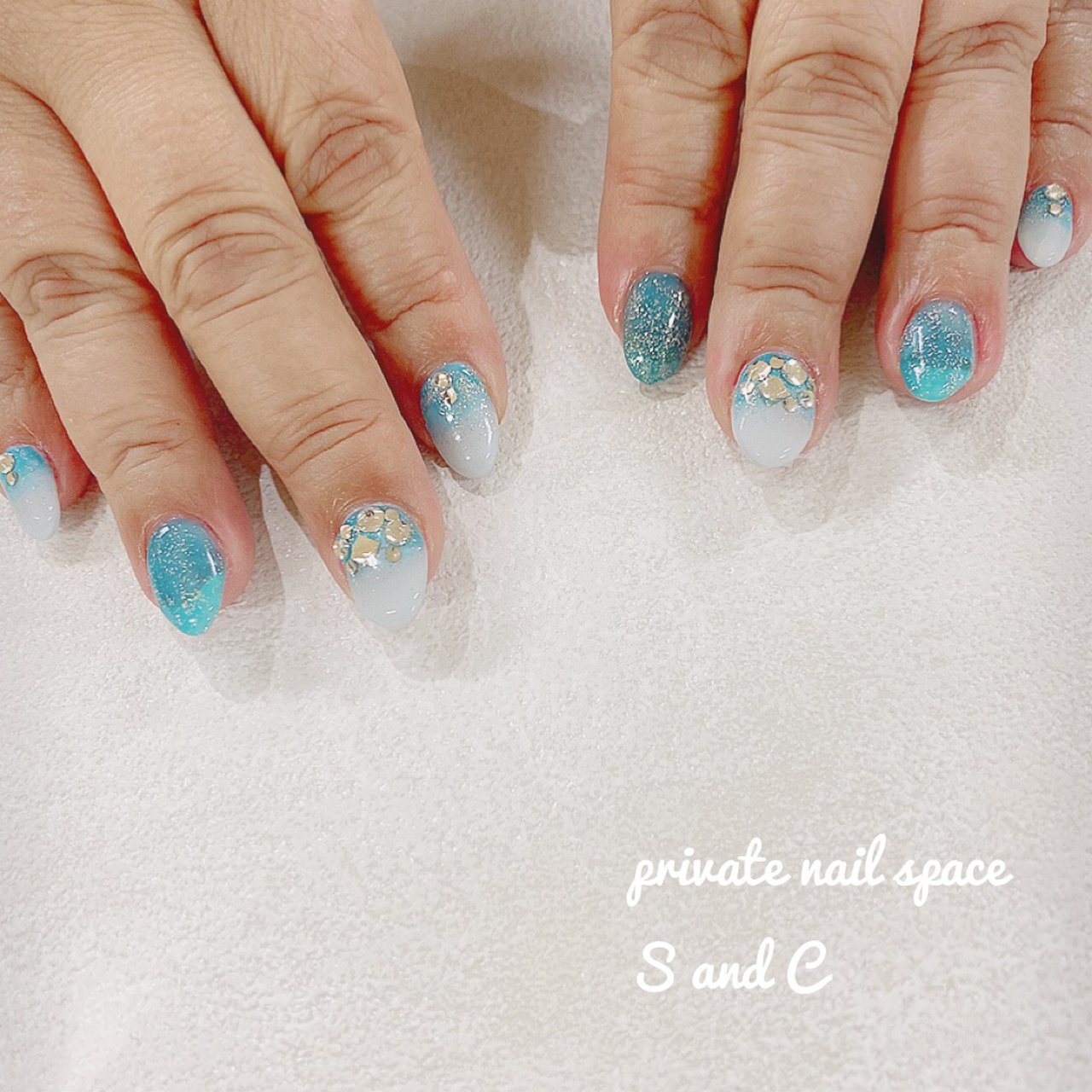 夏 旅行 海 リゾート ハンド Private Nail Space S And Cのネイルデザイン No ネイルブック