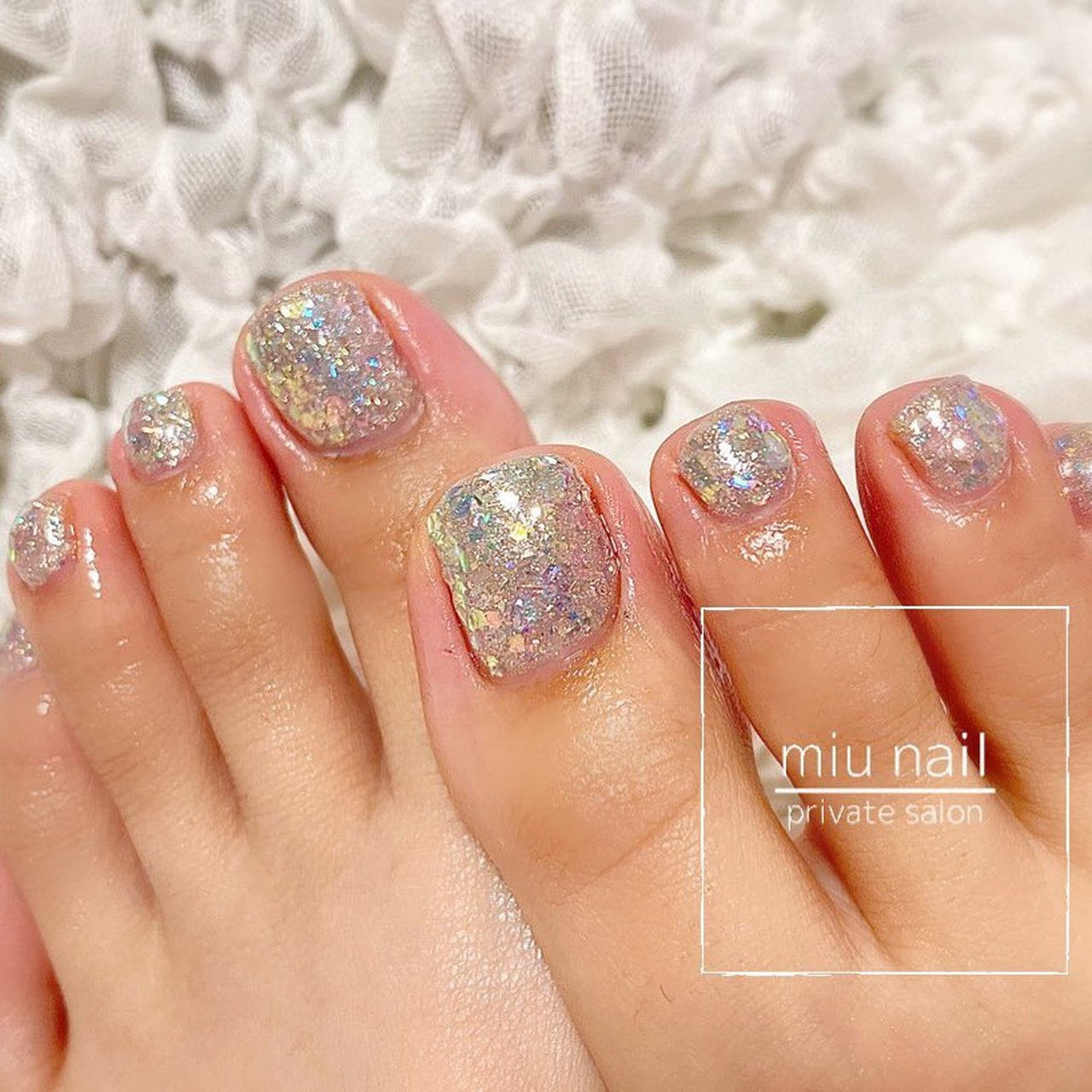 夏 秋 冬 オールシーズン フット 神戸元町三ノ宮 Miu Nailのネイルデザイン No ネイルブック
