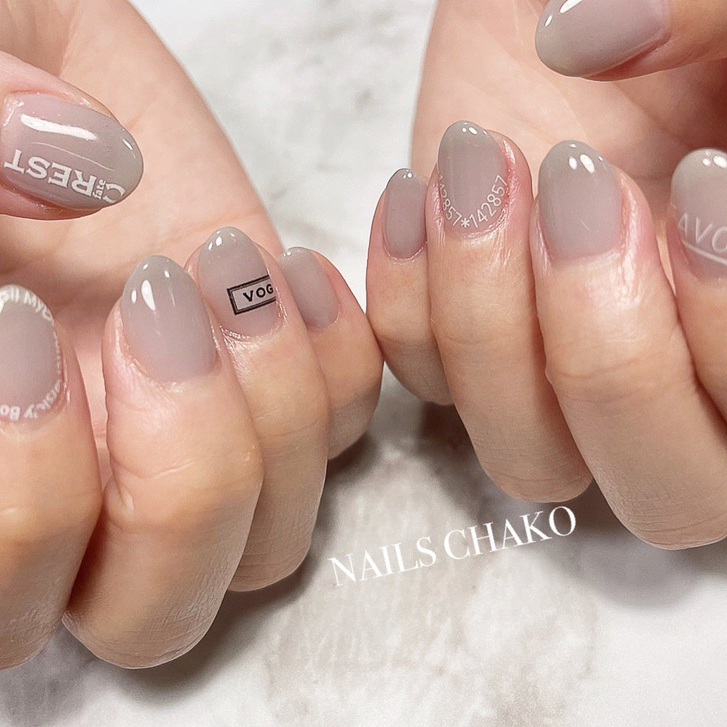 秋 ハンド シンプル ワンカラー ショート Nails Chakoのネイルデザイン No ネイルブック