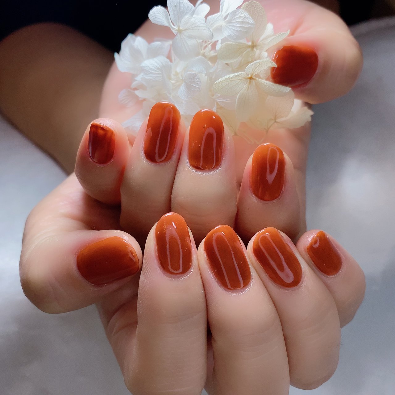 オレンジ ブラウン Nailandbeautyアンドネイルアンドビューティーのネイルデザイン No ネイルブック