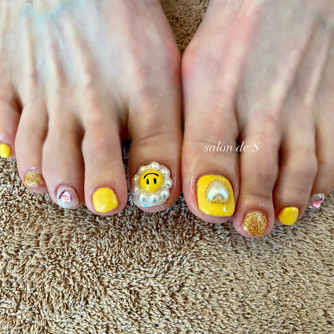 秋 冬 オールシーズン デート フット Salondesのネイルデザイン No ネイルブック