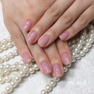 ピンクワンカラーのネイルデザイン ネイルブック