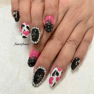 ゴスロリネイルのネイルデザイン ネイルブック