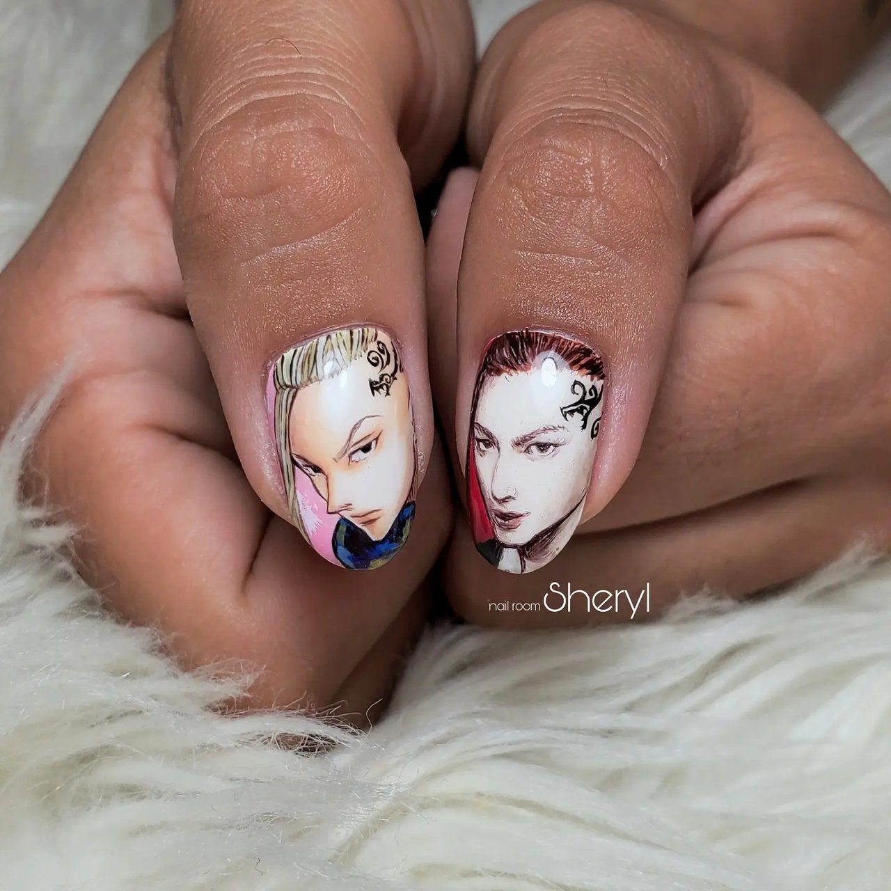 オールシーズン 女子会 ハンド 痛ネイル キャラクター Yuriのネイルデザイン No ネイルブック