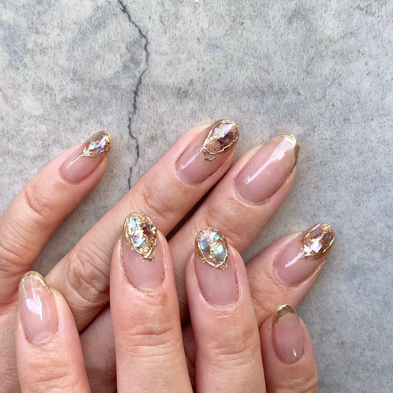 オールシーズン ハンド シェル ミラー ミディアム N Nailのネイルデザイン No ネイルブック