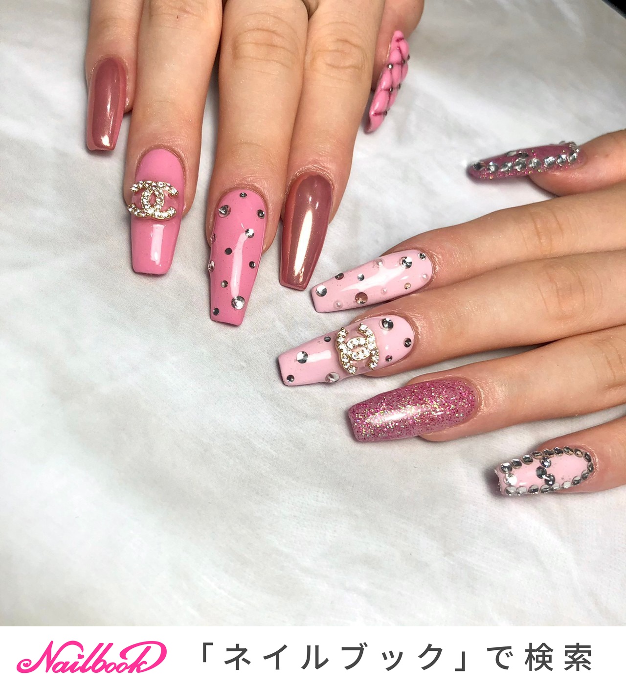 ぴんくだいや♡CHANEL　シャネル　ネイル　5本セット 2025年】新着順｜ピンク/#Chanelのネイルデザイン(3ページ目