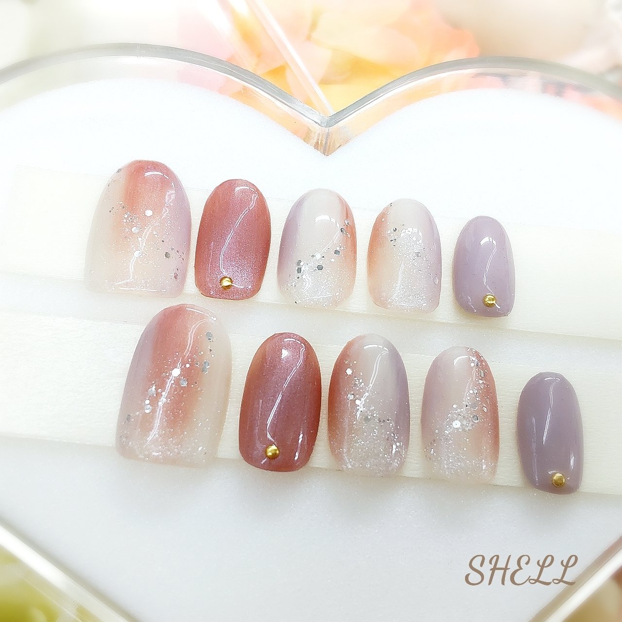 オールシーズン 成人式 ブライダル ハンド シンプル Nail Salon Shellのネイルデザイン No ネイルブック