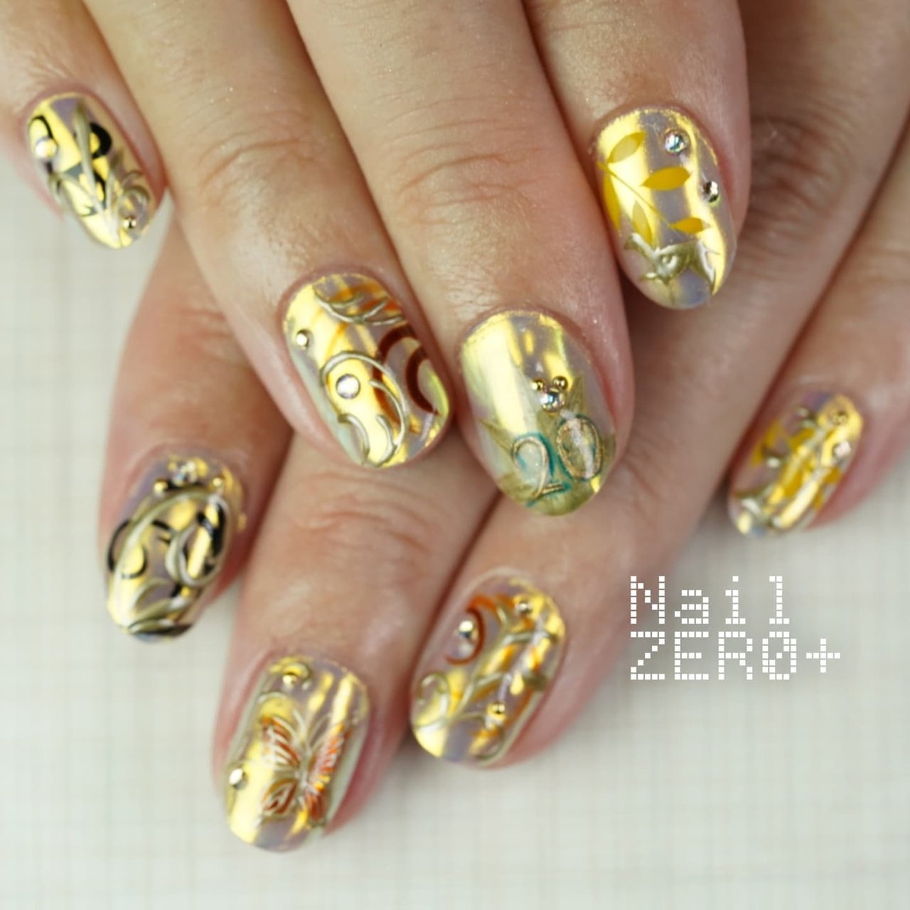 秋 リゾート パーティー 女子会 ハンド 塩見隼人 池袋 ネイルゼロプラスのネイルデザイン No ネイルブック