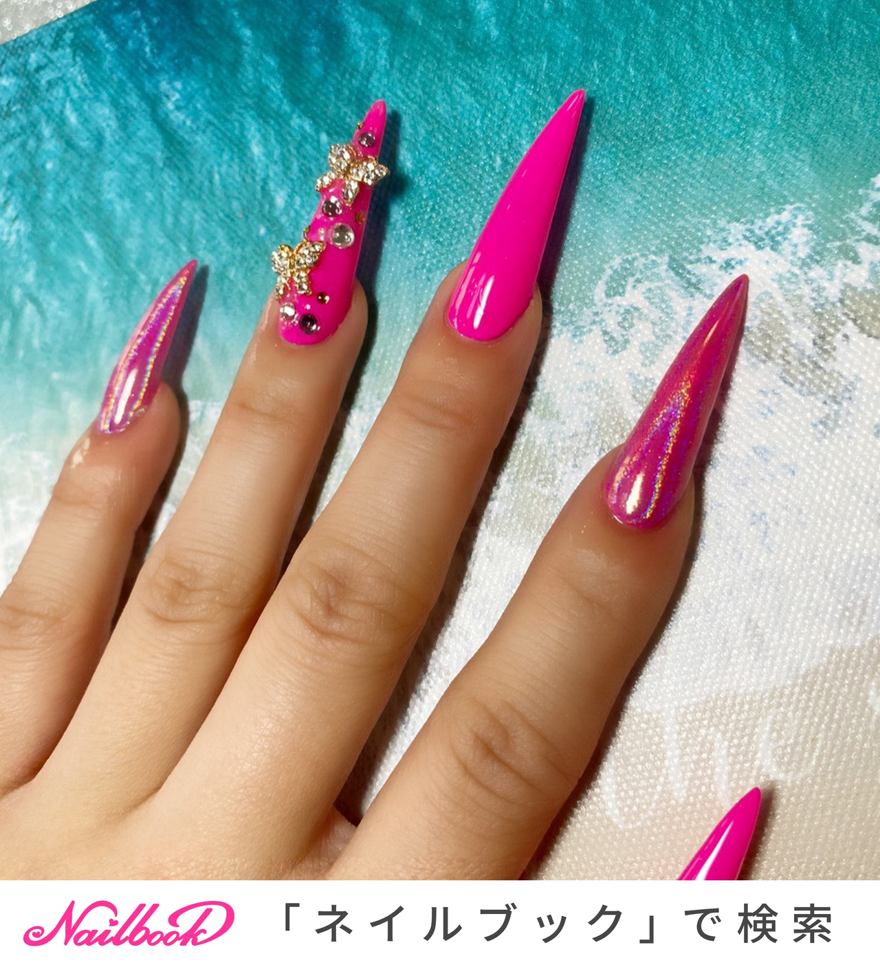 シンプル ピンク スカルプチュアのネイルデザイン ネイルブック