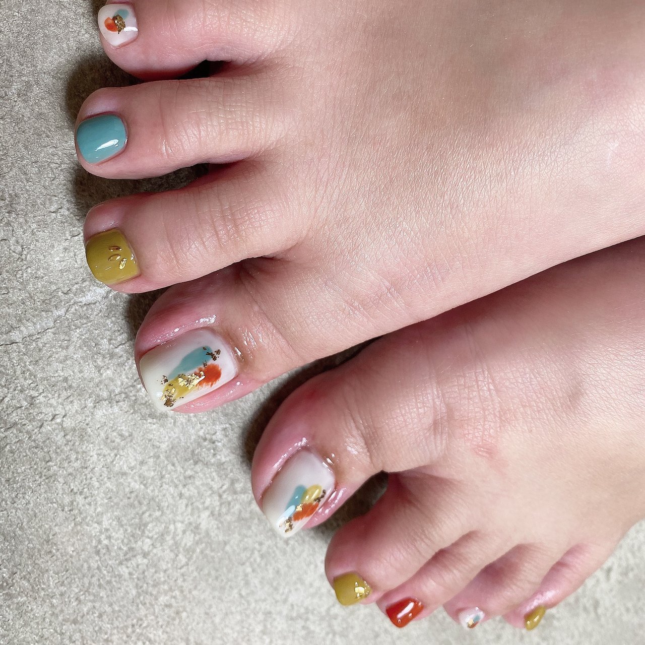 夏 海 リゾート フット ニュアンス Nb21af93e5のネイルデザイン No ネイルブック