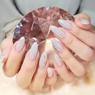 クリア セルフネイル 深爪矯正のネイルデザイン ネイルブック
