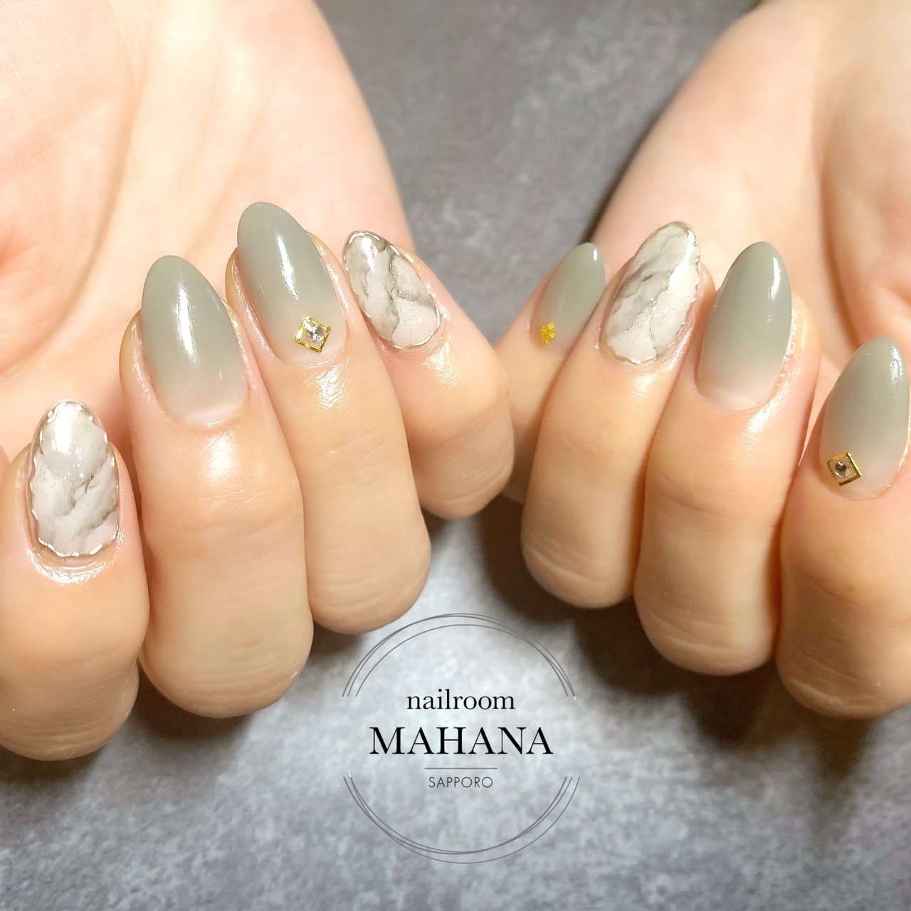 秋 冬 女子会 ハンド シンプル Nailroom8mahanaのネイルデザイン No ネイルブック