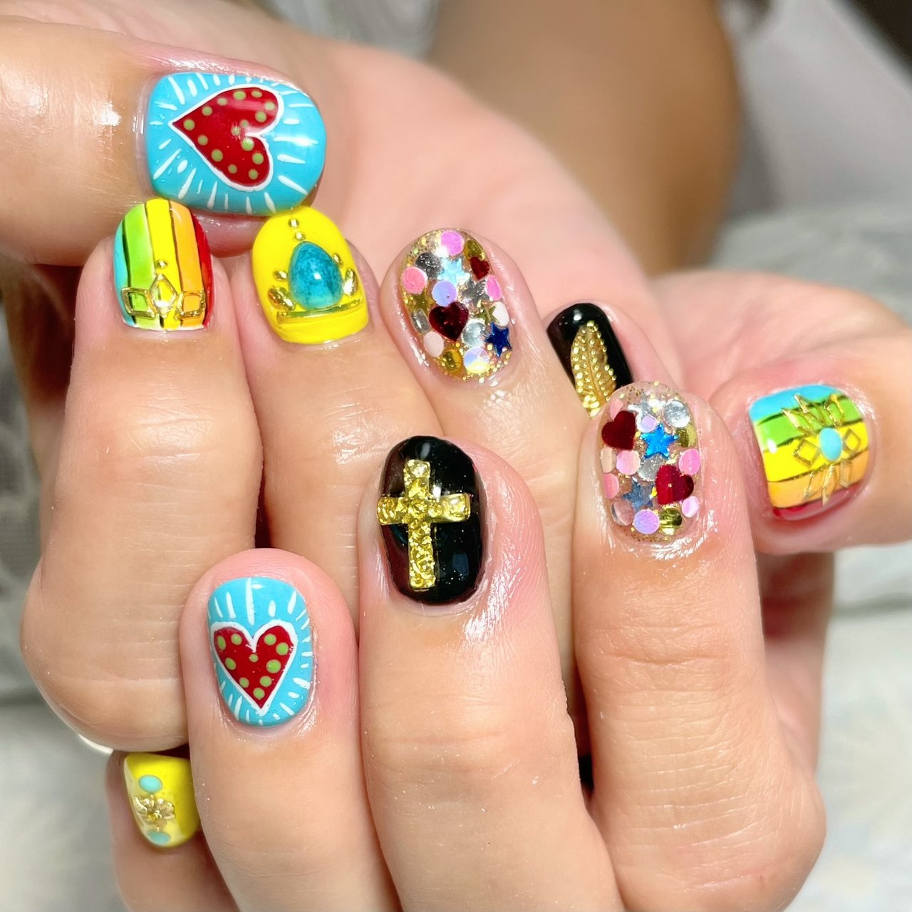 夏 オールシーズン パーティー 女子会 ハンド Only Nail 西船橋南口徒歩6分 のネイルデザイン No ネイルブック