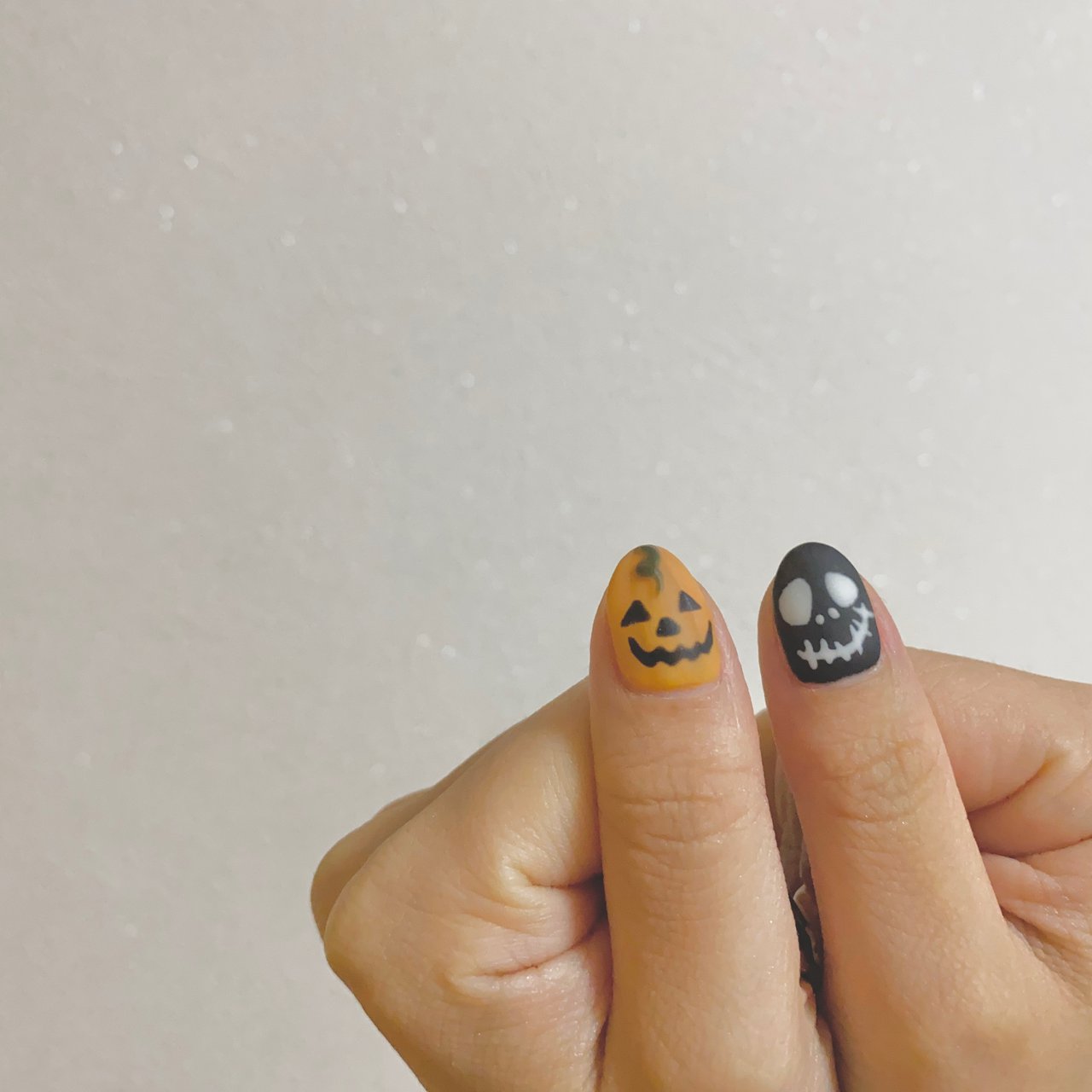 秋 ハロウィン ハンド キャラクター マット りんりんのネイルデザイン No ネイルブック