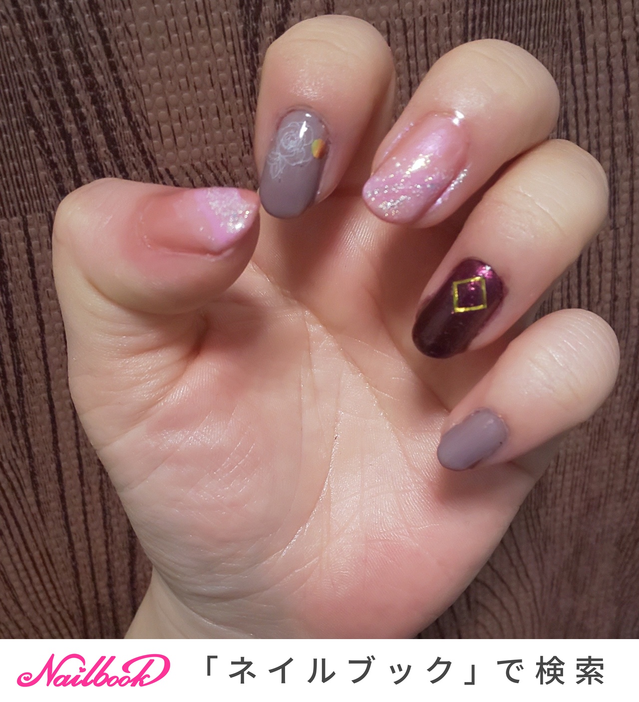 オールシーズン ハンド マニキュア セルフネイル ちひすけのネイルデザイン No ネイルブック