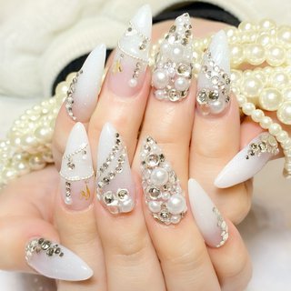 ネックレス風のネイルデザイン ネイルブック