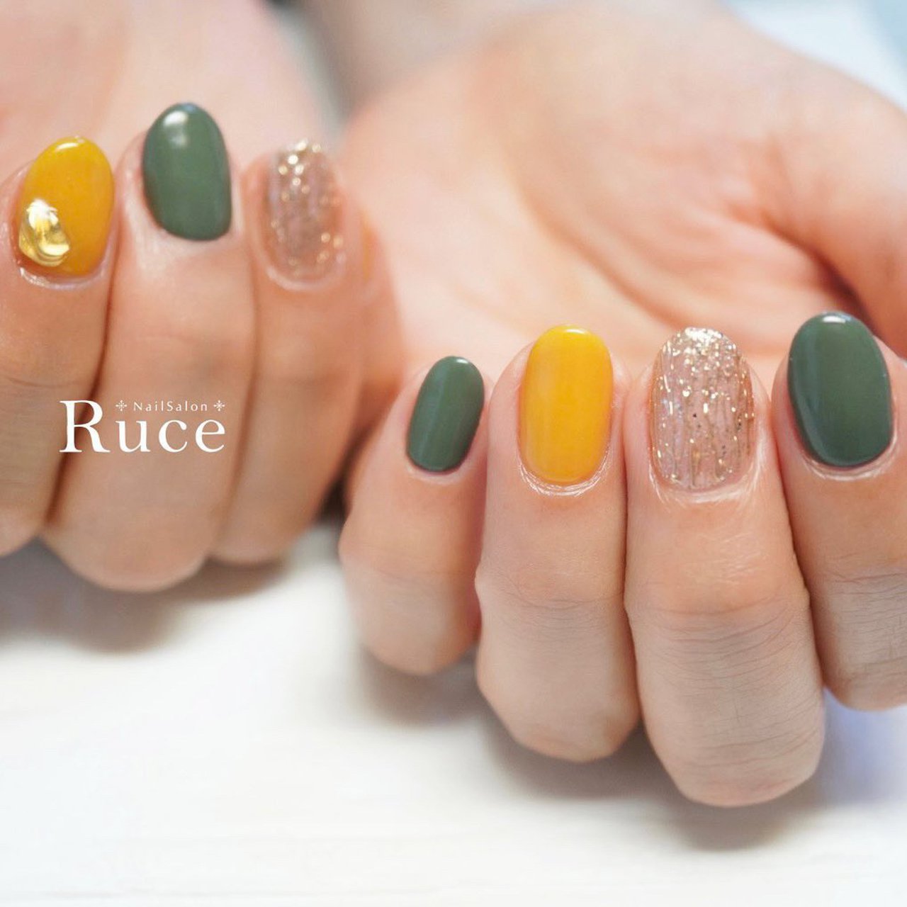 秋/ハンド/ワンカラー/ミラー/ミディアム - Ruce【ルーシェ】仲町台の