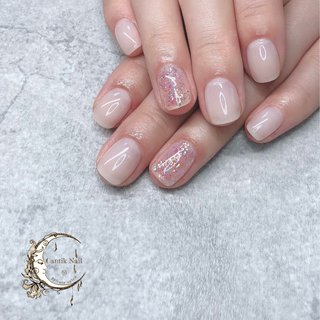 おすすめ順 ショート 乳白色ネイルのネイルデザイン ネイルブック