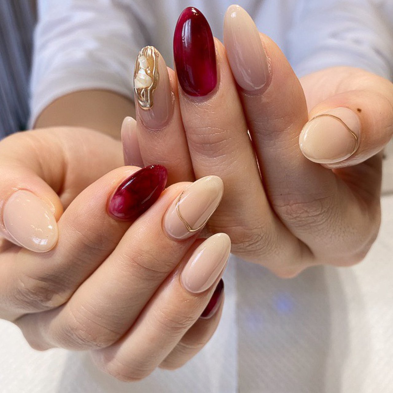 秋 冬 ハンド シンプル ワンカラー Mami Private Nail Salon Fika のネイルデザイン No ネイルブック