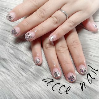 ホログラデーションのネイルデザイン ネイルブック