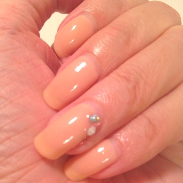 オフィス ハンド ベージュ ジェル セルフネイル Sweet Lilyのネイルデザイン No ネイルブック