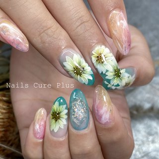 ひまわりのネイルデザイン ネイルブック