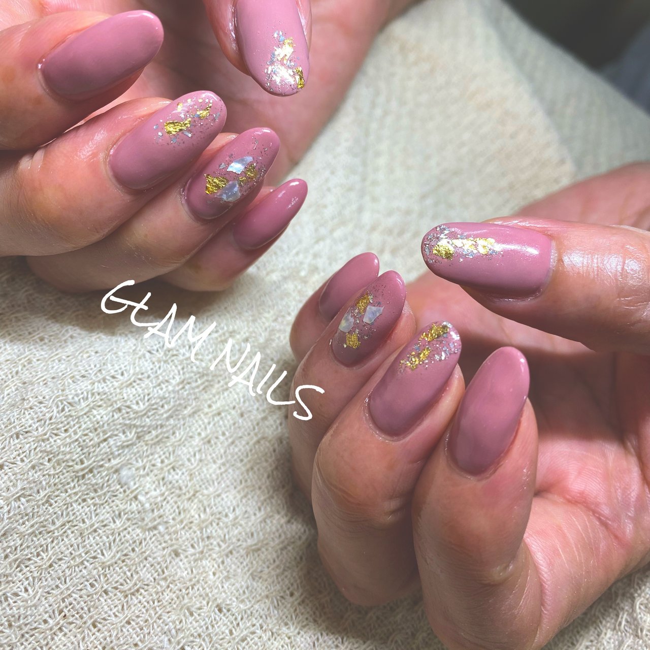 オールシーズン ハンド シンプル ラメ ワンカラー Asami Glam Nのネイルデザイン No ネイルブック