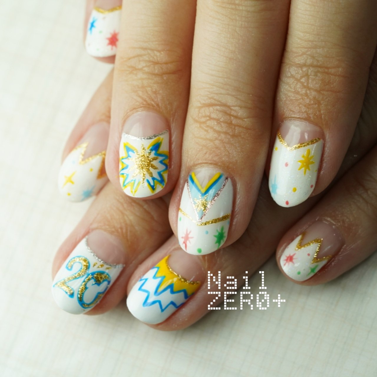 リゾート パーティー 女子会 ハンド フレンチ 塩見隼人 池袋 ネイルゼロプラスのネイルデザイン No ネイルブック