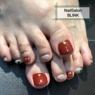 フット レトロのネイルデザイン ネイルブック