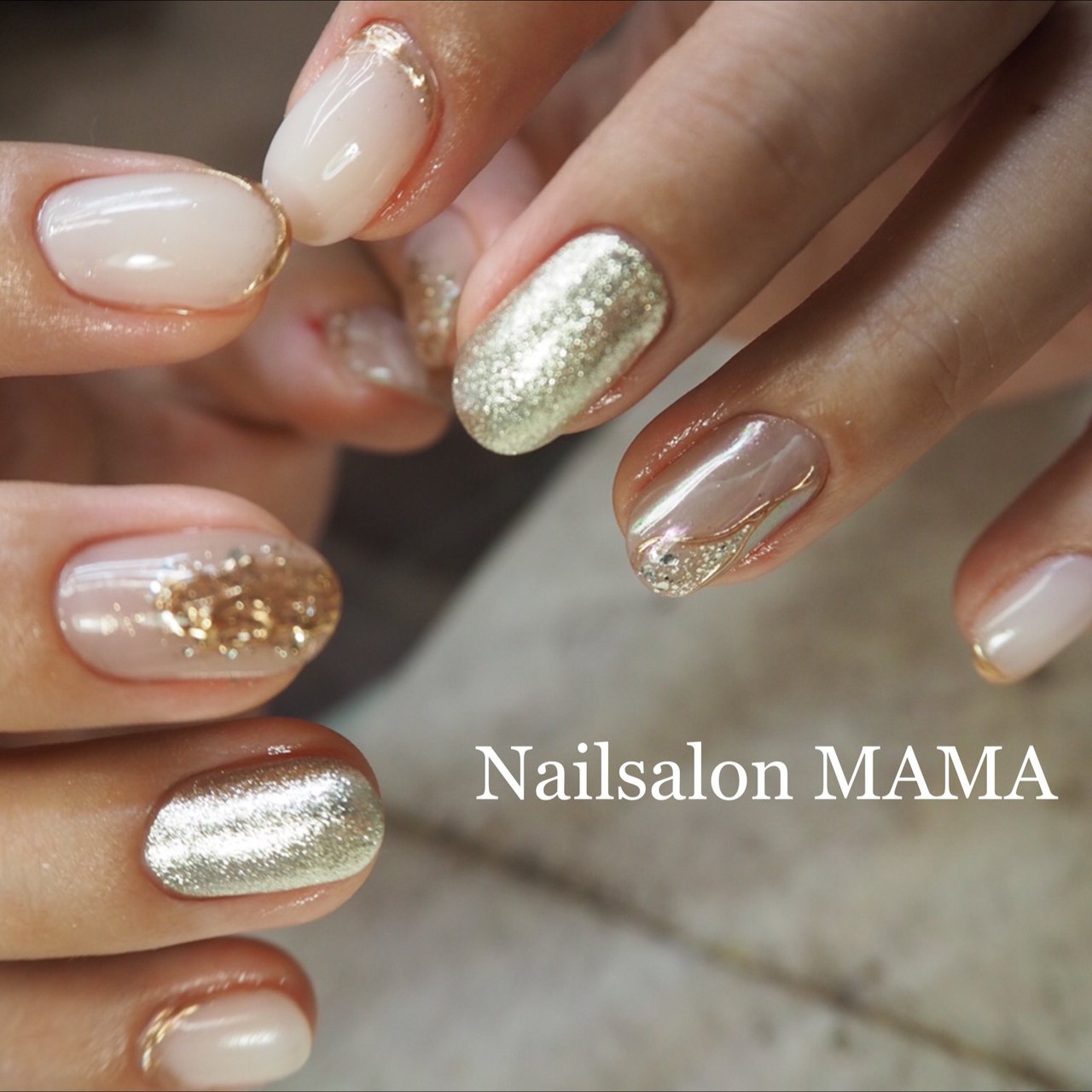 オールシーズン ハンド ジェル お客様 Nailsalon Mamaのネイルデザイン No ネイルブック