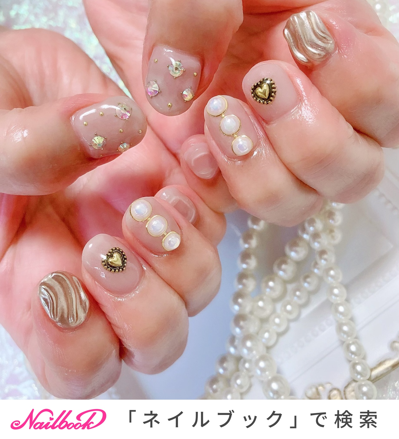ゴシックファッションのネイルデザイン ネイルブック