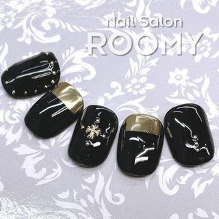 22年 新着順 ブラック 黒 ビジュアル系ネイルのネイルデザイン ネイルブック