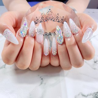 白ラメ　韓国ネイル　リング　指輪　ネイルチップ 白ラメ 韓国ネイル リング 指輪 ネイルチップ 人気順｜#指輪パーツの