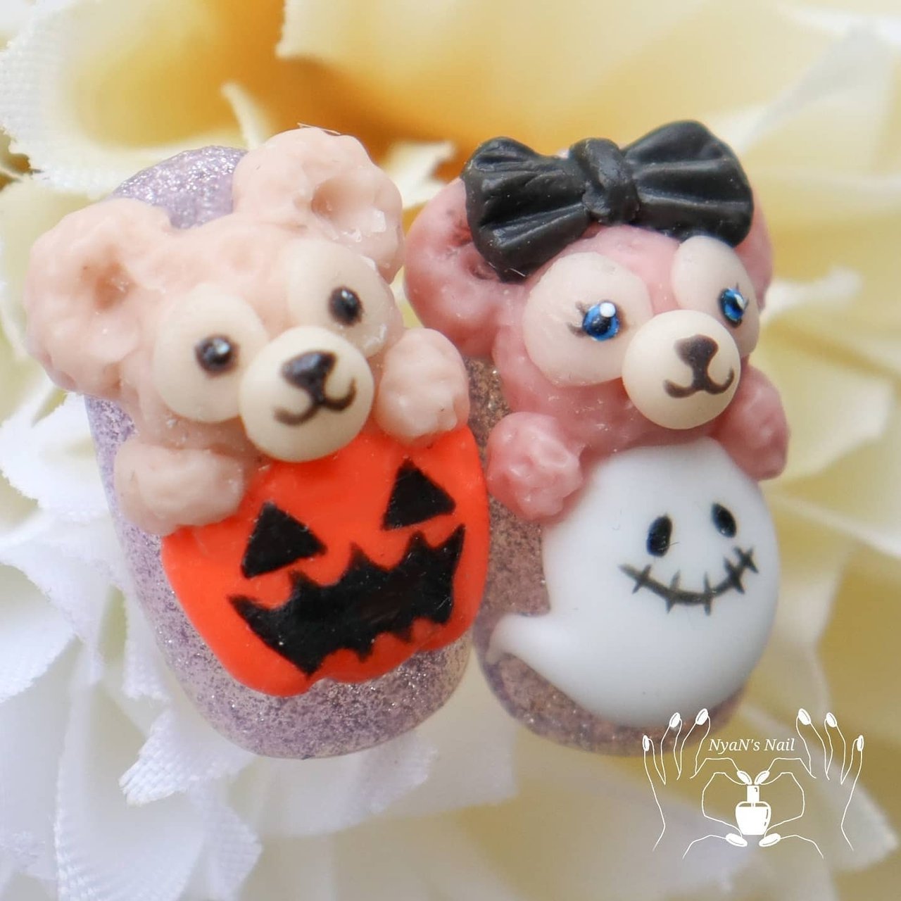 秋/ハロウィン/パーティー/女子会/ハンド - NyaN's Nailのネイル