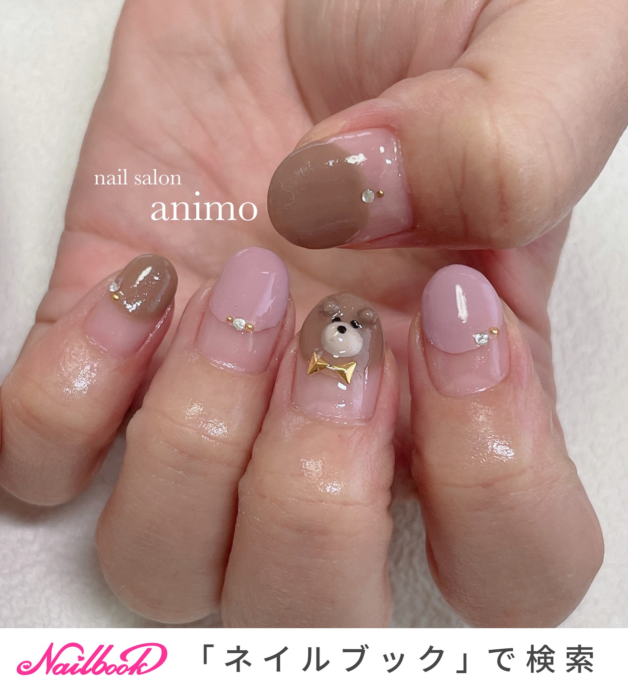 丸フレンチネイルのネイルデザイン ネイルブック