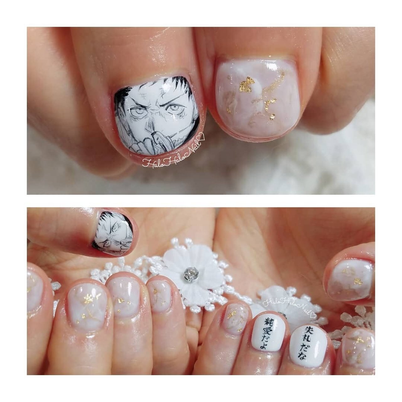 オールシーズン 成人式 ライブ ハロウィン ハンド Halohalonailのネイルデザイン No ネイルブック