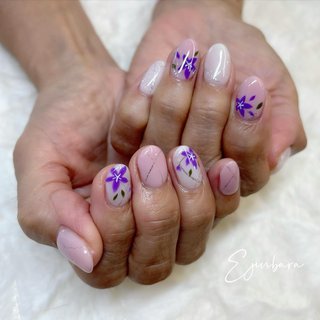 花アートのネイルデザイン ネイルブック