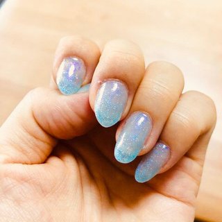 水色 セリアジェルのネイルデザイン 2ページ目 ネイルブック