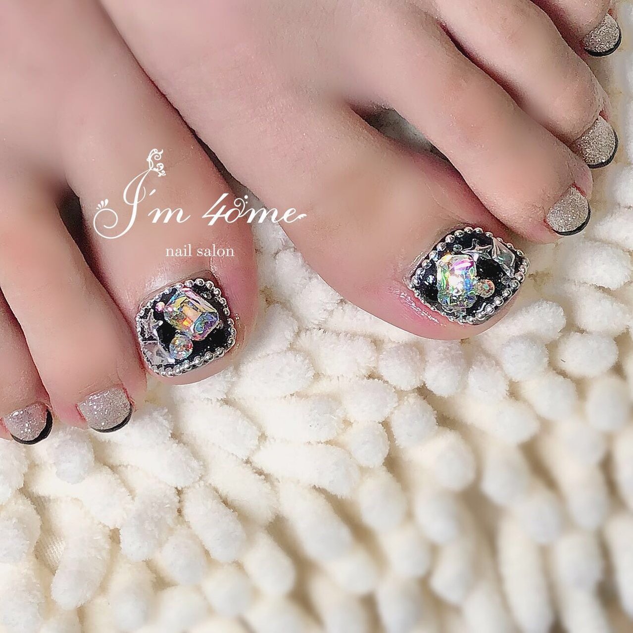 夏 秋 冬 成人式 フット Hitomiのネイルデザイン No ネイルブック