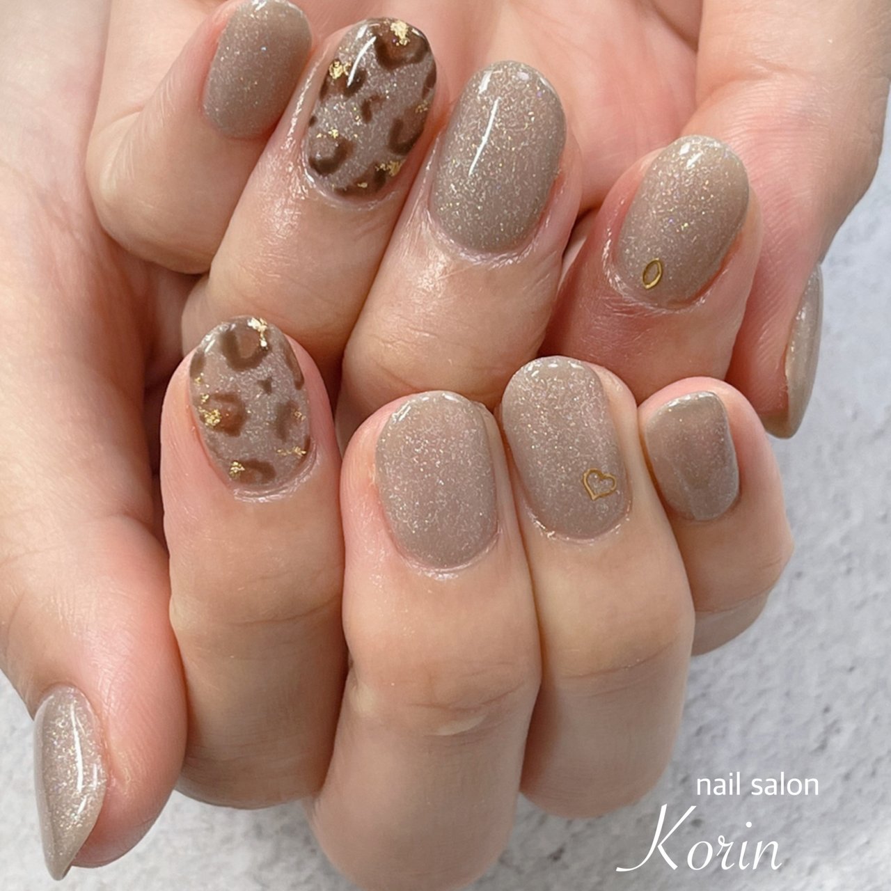 秋 冬 ハンド ラメ ワンカラー Nail Salon Korinのネイルデザイン No ネイルブック