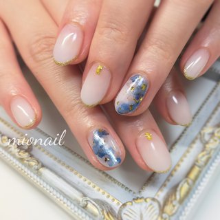 アルコールインクアートのネイルデザイン ネイルブック