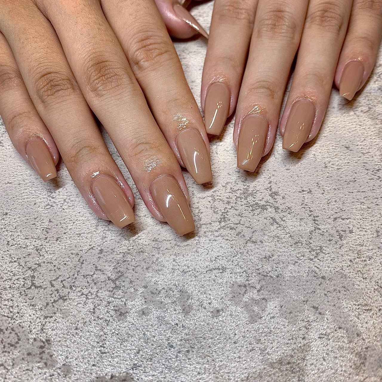 秋 オールシーズン ハンド シンプル ワンカラー Nailsalon Cieloのネイルデザイン No ネイルブック