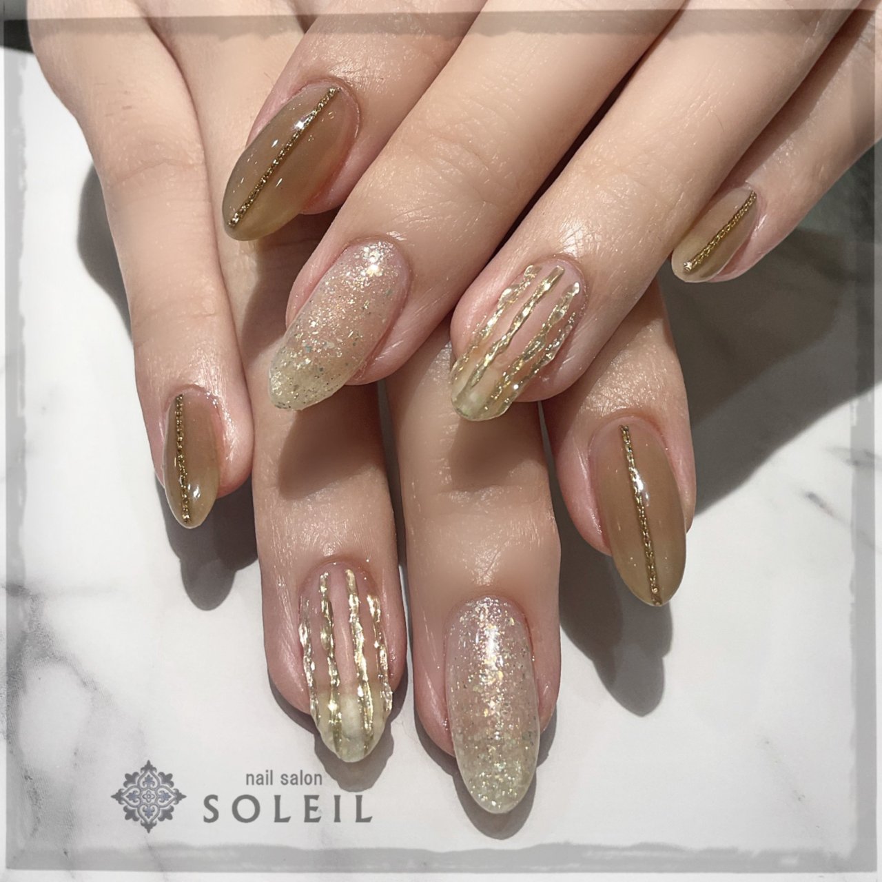 秋 冬 オフィス デート ハンド Nail Salon Soleil ネイルサロン ソレイユ のネイルデザイン No ネイル ブック