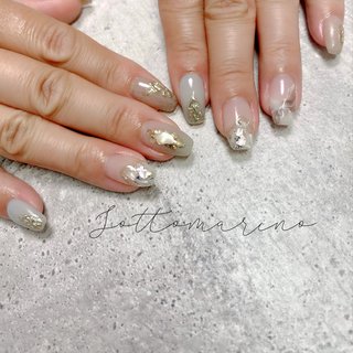 ワンカラー ゴールドのネイルデザイン ネイルブック